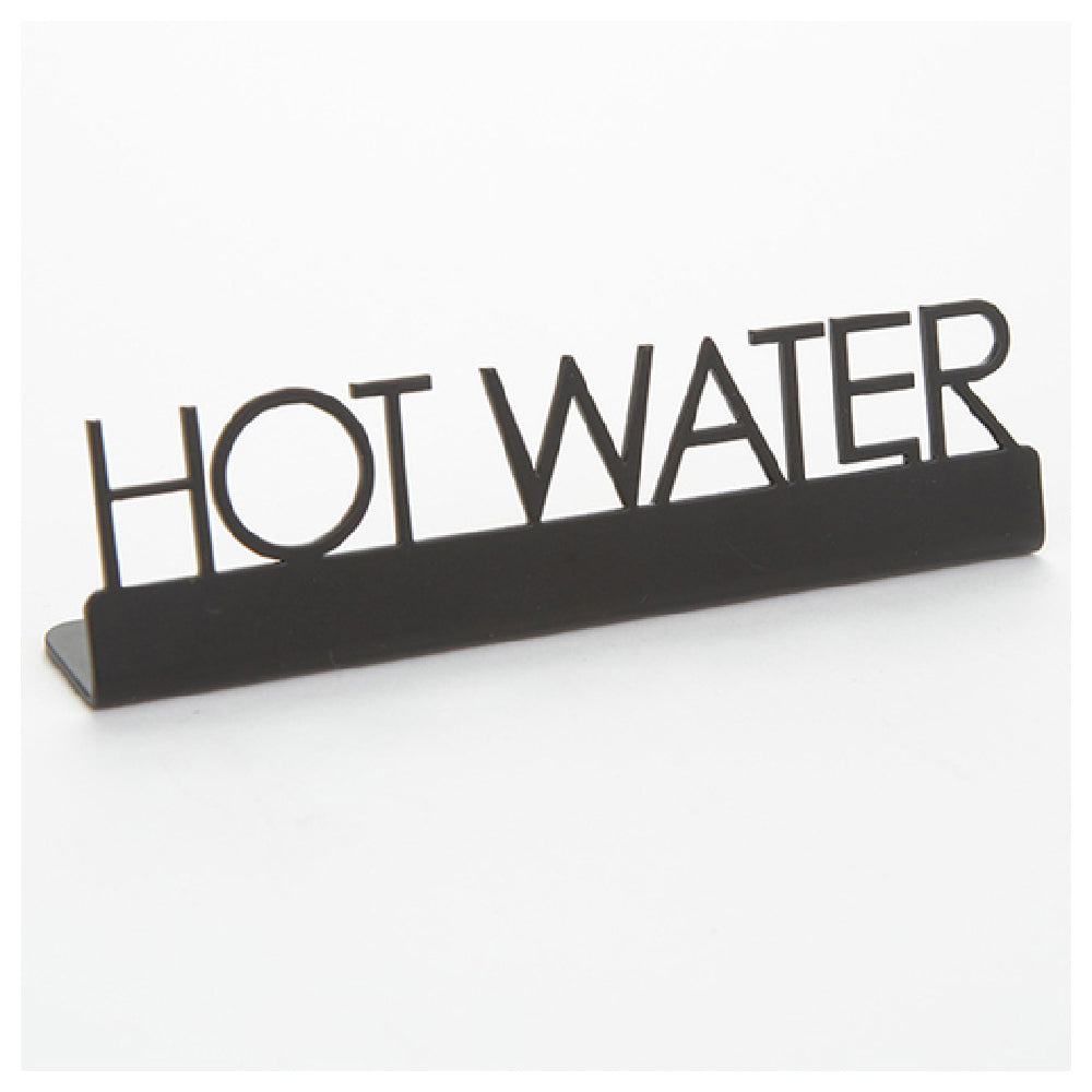 American Metalcraft SBHW5 Sign "hot Water" 5"L X 3/4"W X 1-1/4"H