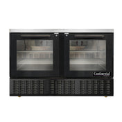 Continental Refrigerator UC48NGD-B Undercounter Refrigerator 48"W 9 Cu. Ft. Capacity