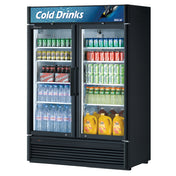 Turbo Air TGM-47SD-N Super Deluxe Refrigerated Glass Merchandiser Two-section
