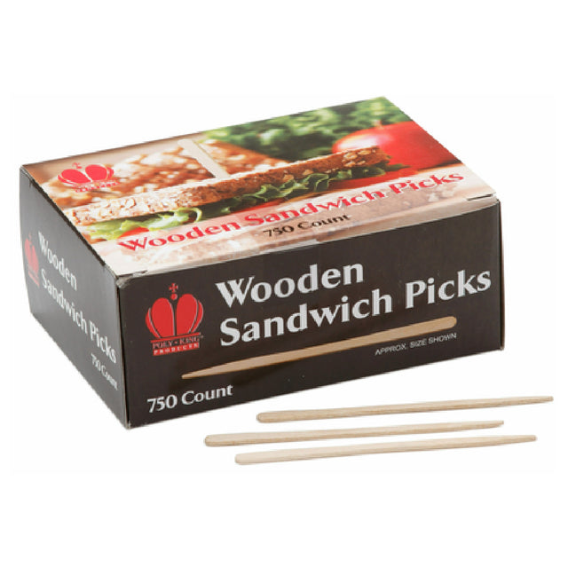 Royal WD SAND PIK - Sandwich Picks, Wooden (750 Each Per Box)