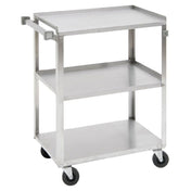 Hubert 16391 - Utility Cart, 3-shelf, 38" X 20" X 38"H