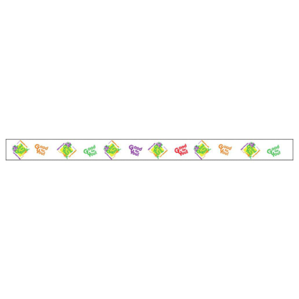 Hubert 10528 - Band-It Food Label, "Good For You", 13-3/4" X 1"