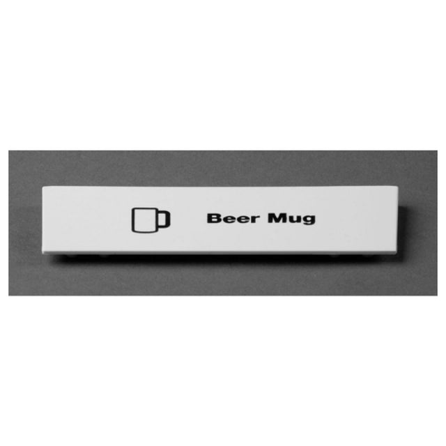 Cambro CECBM6000 Camrack® Extender ID Clip 5"L X 1-9/16"H Snap On