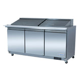 Empura E-KSP72M - Refrigerated Sandwich/Salad Mega Top Prep Table, 71.7"W X 34.5"D X 43.2"H
