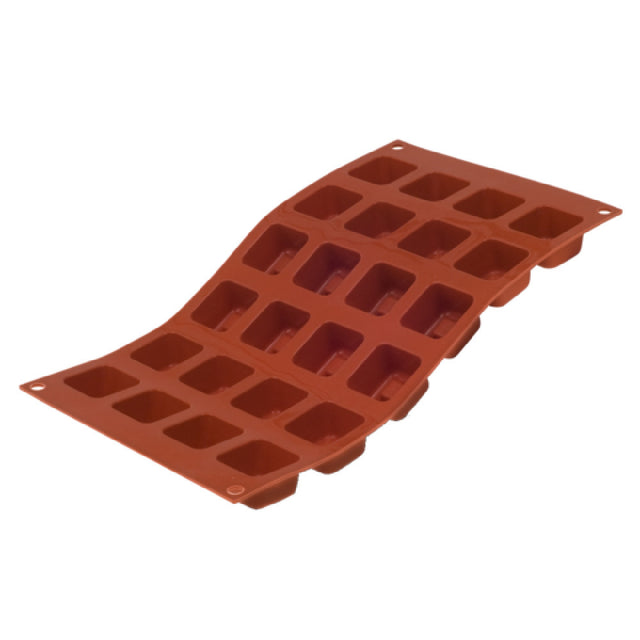JB Prince M511 P Pavoni Mold 12"L X 7"W (15) Small Square Savarin