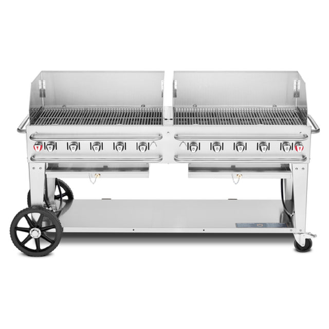 Crown Verity CV-RCB-72WGP-LP Pro Series Grill LP Gas 81"L X 28"D