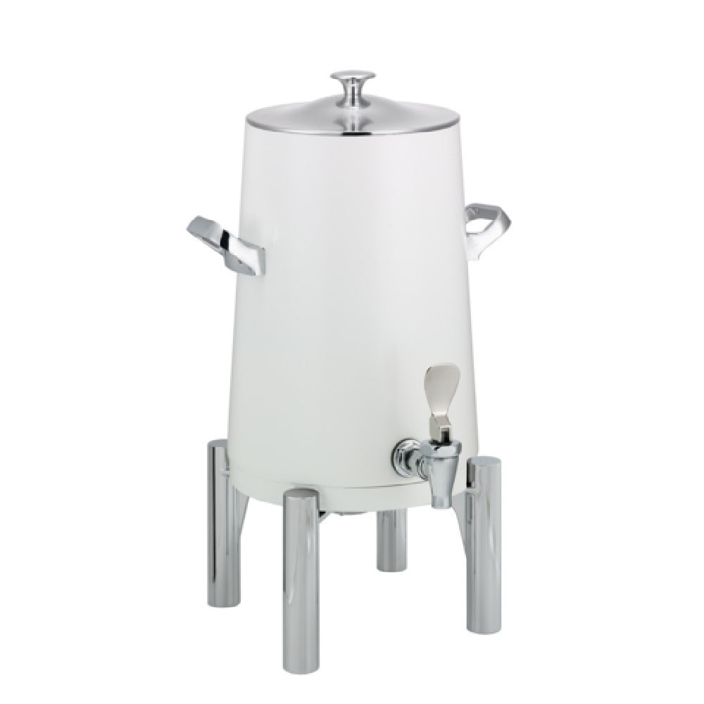 Service Ideas URN30VWHRNCL FlameFree™ Thermo-Urn Round Traditional Spigot Vacuum Insulated Urn