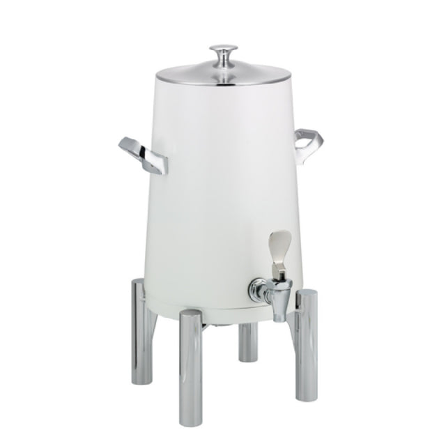 Service Ideas URN30VWHRNCL FlameFree™ Thermo-Urn Round Traditional Spigot Vacuum Insulated Urn