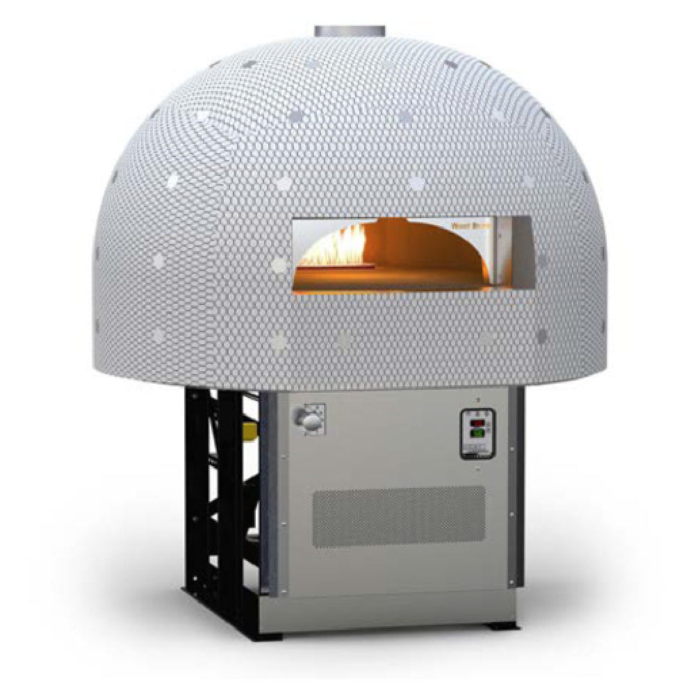 Wood Stone WS-TS-5-RFG-W Traditional Series 5’ Stone Hearth Oven Radiant Gas Flame In Dome With Option To Burn Wood