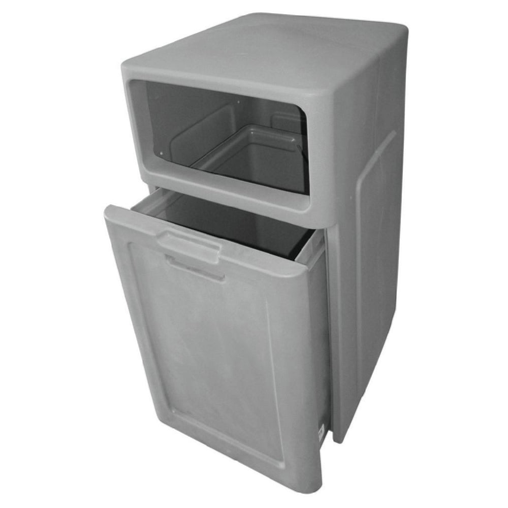 Hubert 33788 - Trash Receptacle, 42 Gallon, 26" X 20" X 40"H