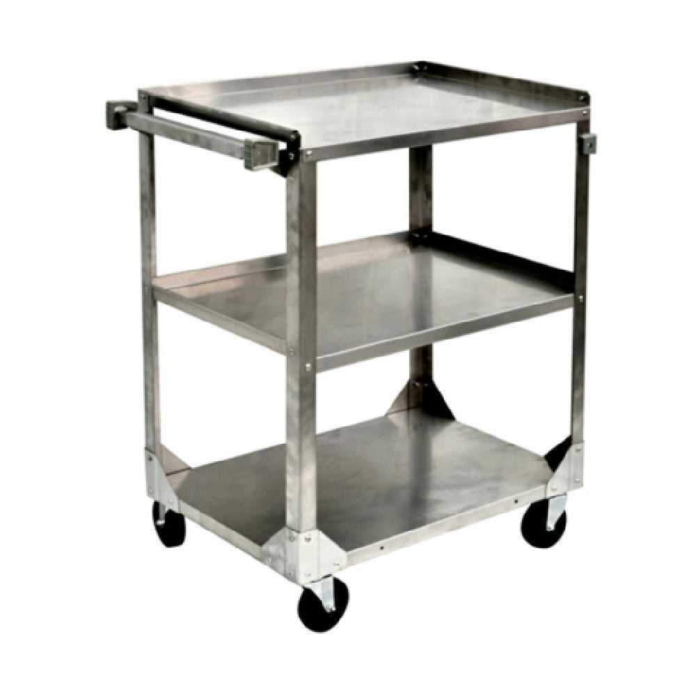 Hubert 28W-122 - Kratos® Utility Cart, 3 Shelves, 19"W X 31"D X 32.125"H