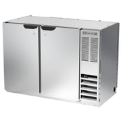 Beverage Air BB48HC-1-PT-S Refrigerated Pass-Thru Back Bar Refrigerator Two-section