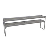 Glastender DOS/SS-78 Double Overshelf 78"W X 15"D X 27"H Removable Perforated Inserts