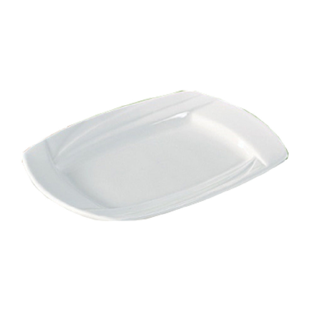 Yanco MM-12-RT Miami Plate 12"L X 8"W Rectangular