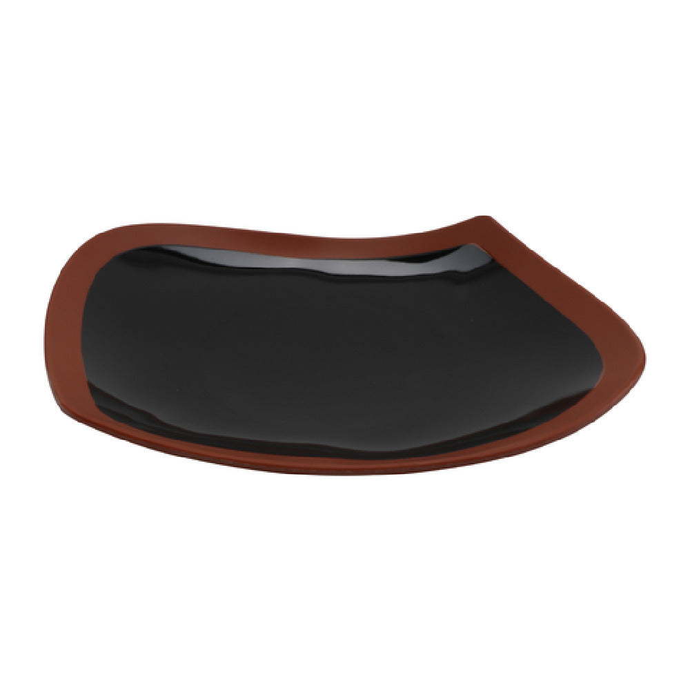 GET Enterprises BAL112 Cheforward Balance Leaf Platter 12" X 9-1/2" Leaf Shaped