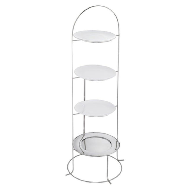 BauscherHepp 57.0177.6040 Tea Stand 48"H 4-tier (for 3 Plates & 1 Tray Not Included)