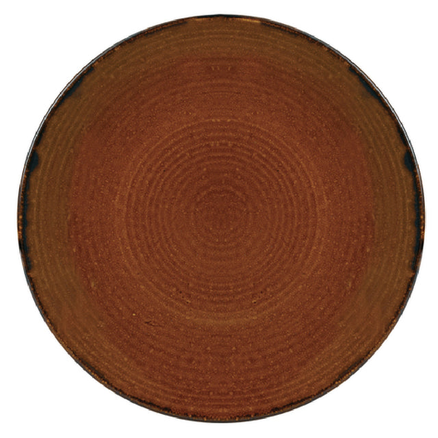 Arc Cardinal HB217 Dudson Harvest Brown Coupe Plate (D:8.67'') Vitrified Ceramic