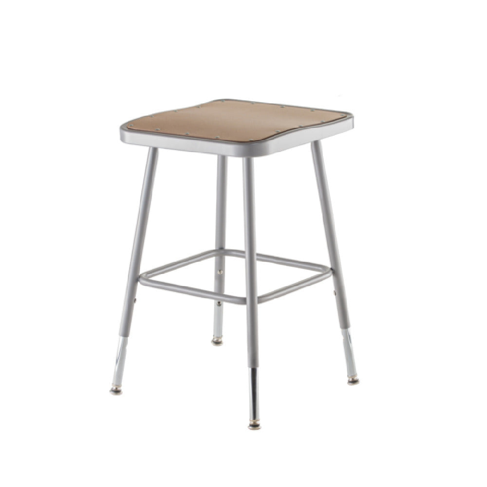 National Public Seating 6318H NPS® Heavy Duty Steel Stool 19"-27" Height Adjustable