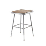 National Public Seating 6318H NPS® Heavy Duty Steel Stool 19"-27" Height Adjustable