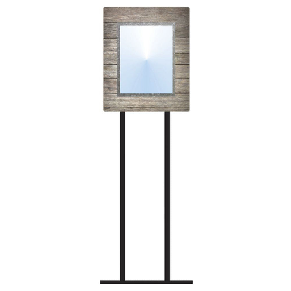 Hubert 18853 - Menu Board, 1-pocket, Floor Stand