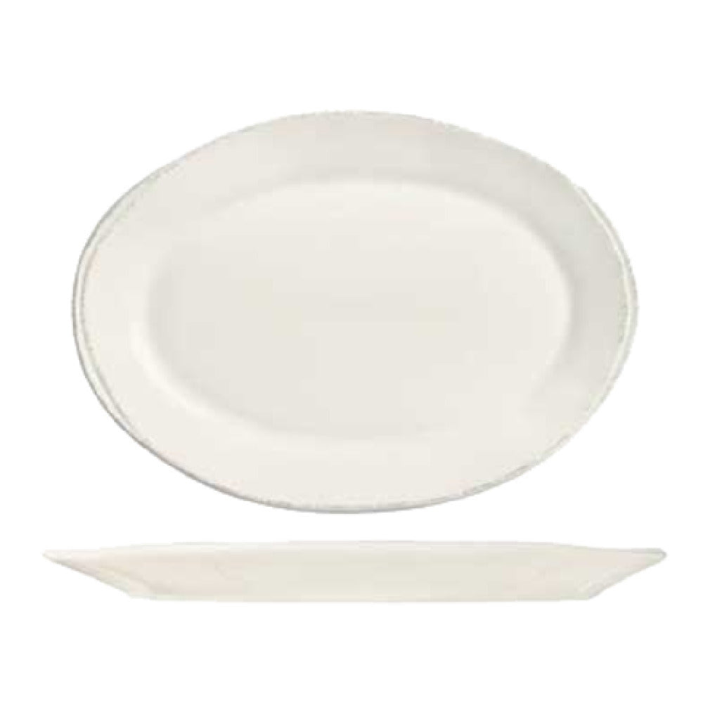 Libbey FH-508 (Formerly World Tableware) Platter 12-1/2" X 9" X 1"H Oval