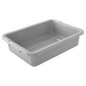 Rubbermaid FG334992GRAY Bus/Utility Box 4-5/8 Gallon 20"L X 15"W X 5"H