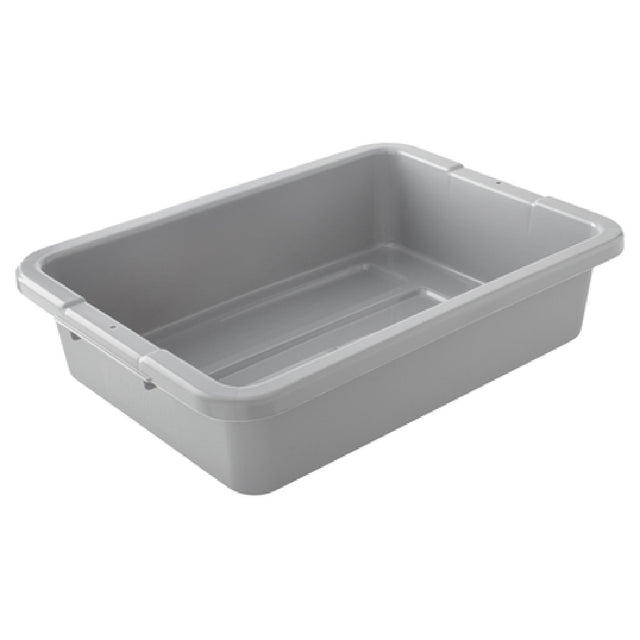 Rubbermaid FG334992GRAY Bus/Utility Box 4-5/8 Gallon 20"L X 15"W X 5"H