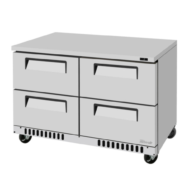 Turbo Air TUF-48SD-D4-FB-N Super Deluxe Series Undercounter Feezer Front Breathing Airflow
