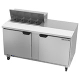 Beverage Air SPE60HC-08 Sandwich Top Refrigerated Counter Two-section 60"W