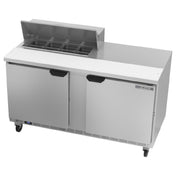 Beverage Air SPE60HC-08 Sandwich Top Refrigerated Counter Two-section 60"W