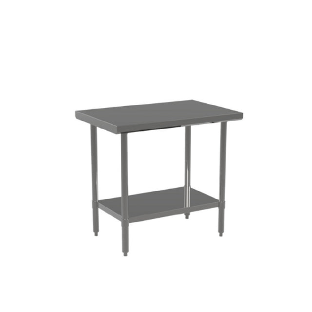 Atosa USA, Inc. ST2436EC - MixRite Work Table, 36"W X 24"D X 34"H, 18/430 Stainless Steel Top With Turned Down Edges