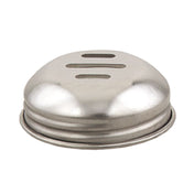 Alegacy Foodservice Products 803XT Cheese Shaker Top Only Slotted Stainless Steel