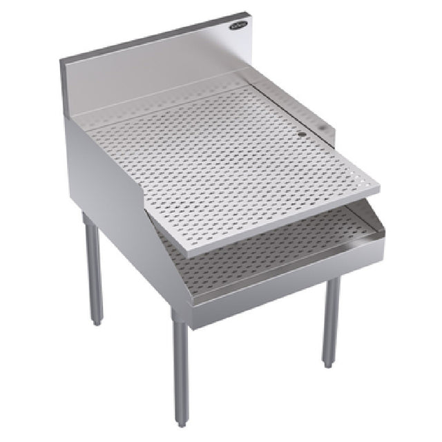 Krowne KR29-RG24 Royal Series Underbar Recesssed Drainboard Free Standing 24"W X 29"D