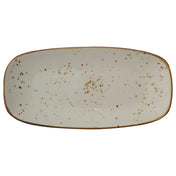 International Tableware SH-34-CR Platter 9"L X 4-3/8"W Organic Rectangle