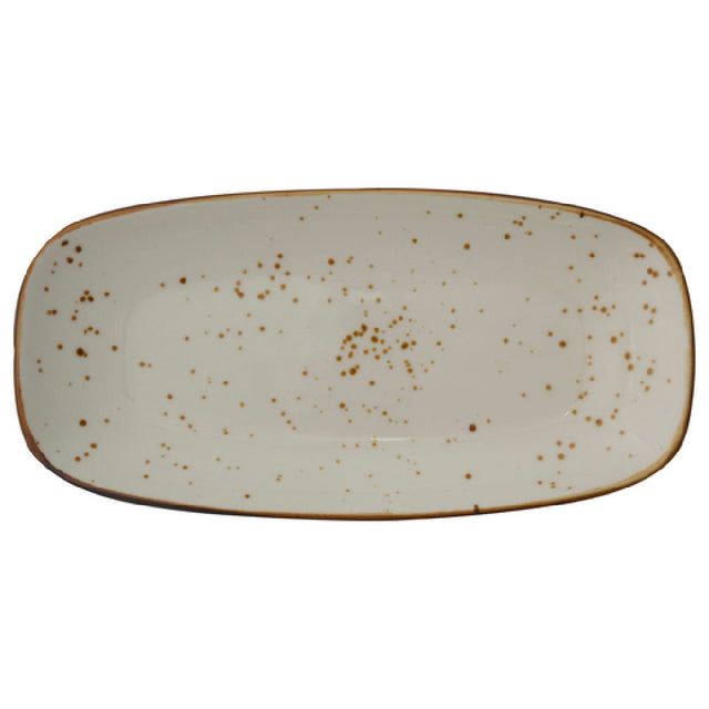 International Tableware SH-34-CR Platter 9"L X 4-3/8"W Organic Rectangle