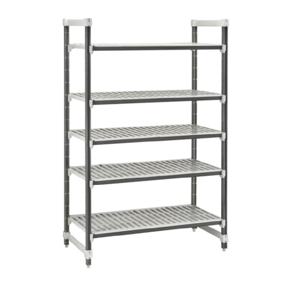 Cambro ESU247264V5580 Camshelving® Elements Stationary Starter Unit 24"W X 72"L X 64"H