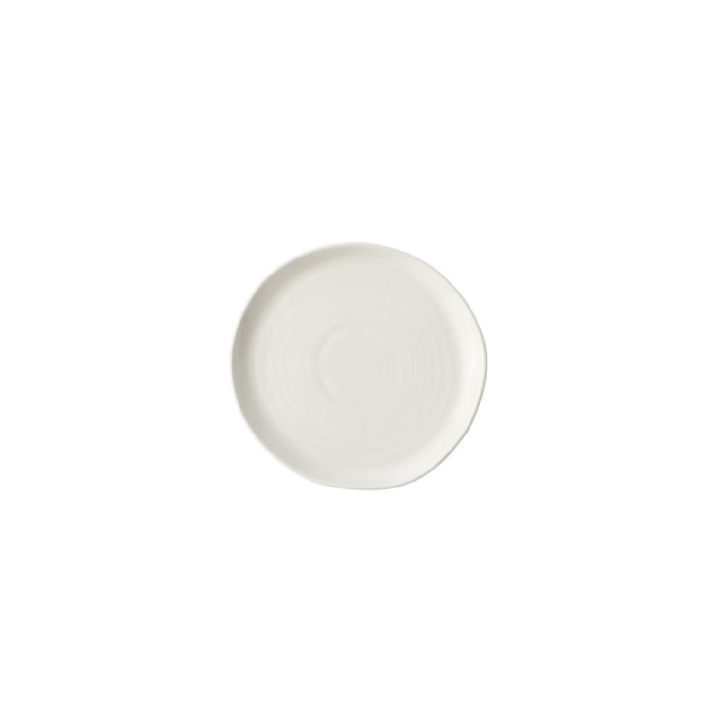 Churchill China WH PO221 - White Natural Plate, 22 Cm, Organic