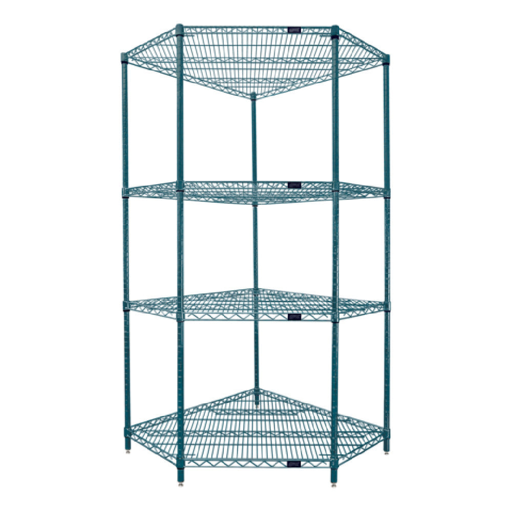 Quantum WR74-1836CRNP Wire Shelving Starter Kit 5-Sided Shelf