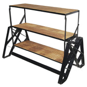 Hubert 11733 - Convertible Shelf Display, 3-in-1,44" X 24" X 31"H, Rectangular