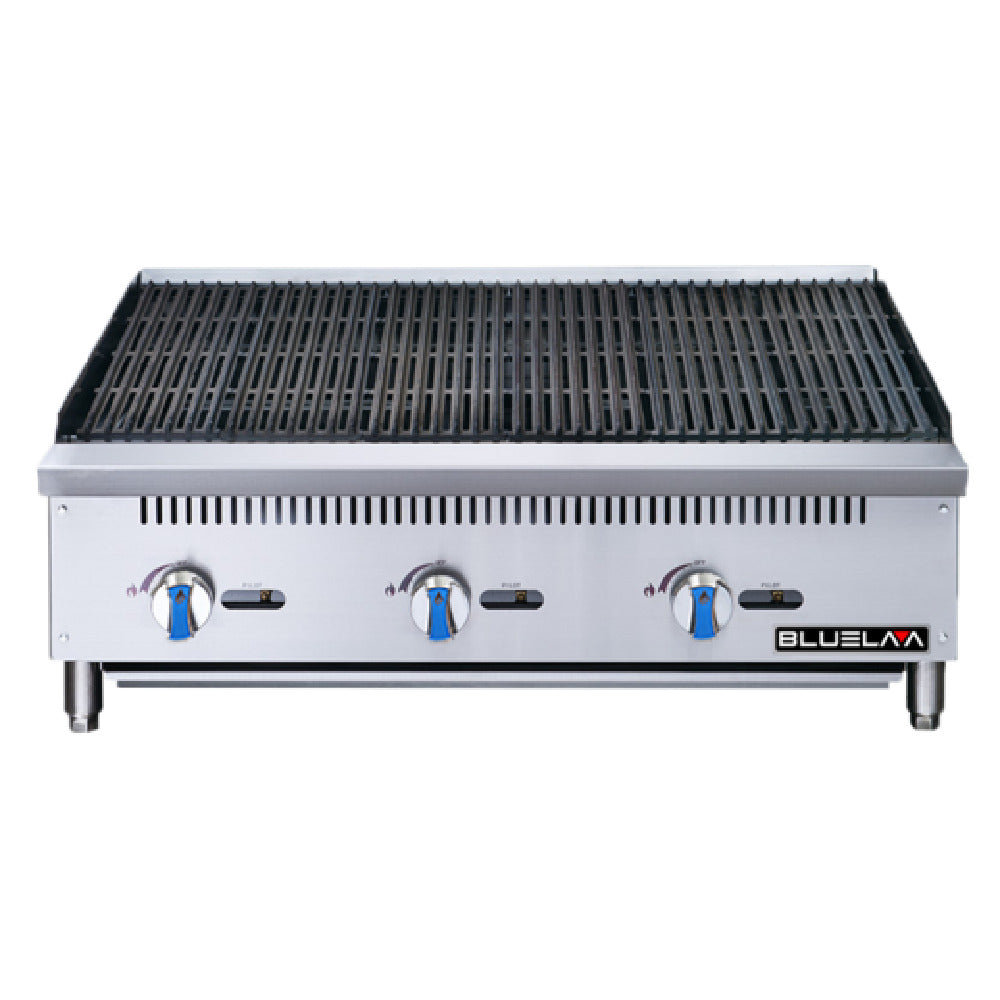 Blue Air BLCB36 - Charbroiler, Countertop, Stainless Steel Design