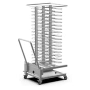 UNOX XEVTL-102P Plate Trolley 30-9/16"W X 33-9/16"D X 67-5/16"H (102) Dish Capacity