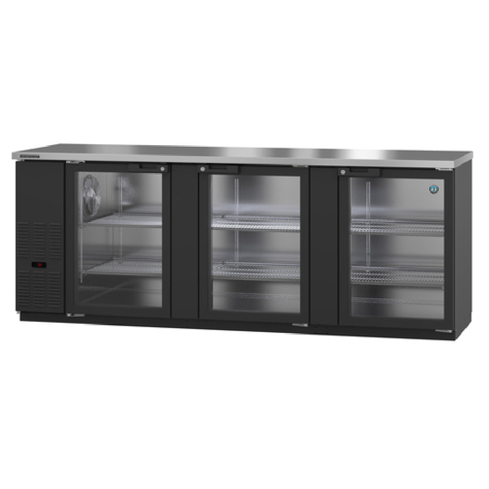 Hoshizaki BB95-G - Refrigerated Back Bar Cooler, Reach-in, Three-section