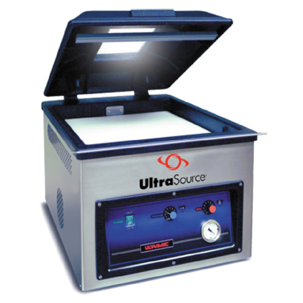 JB Prince P371 Koch Ultravac 225 Vacuum Packing Machine 25"W X 19"D X 14"H Overall (32"H With Top Open)