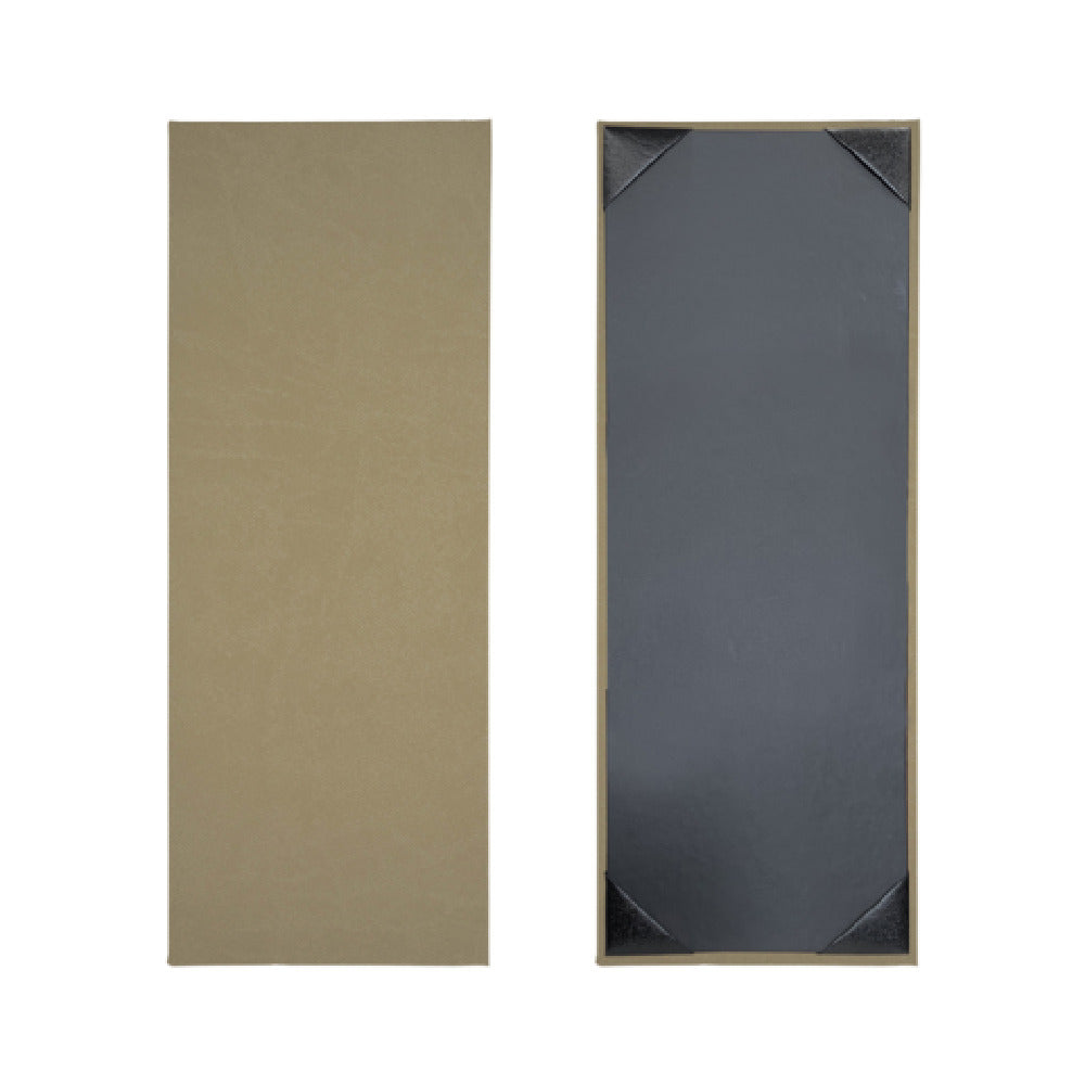 Risch EVERGREEN-1V 4.25X11 Evergreen Hardback Bio-friendly Faux-leather Menu Cover (specify Color)