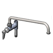 T&S Brass B-0158-CR Add-On Faucet 14" Nozzle Lever Handle & Ceramas Cartridges