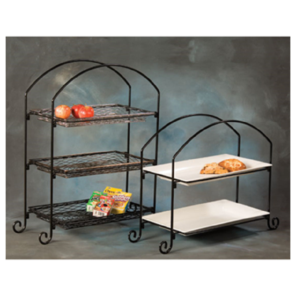 American Metalcraft IS13 Ironworks™ Platter Stand 24-1/2"L X 12-9/16"W X 32-3/8"H