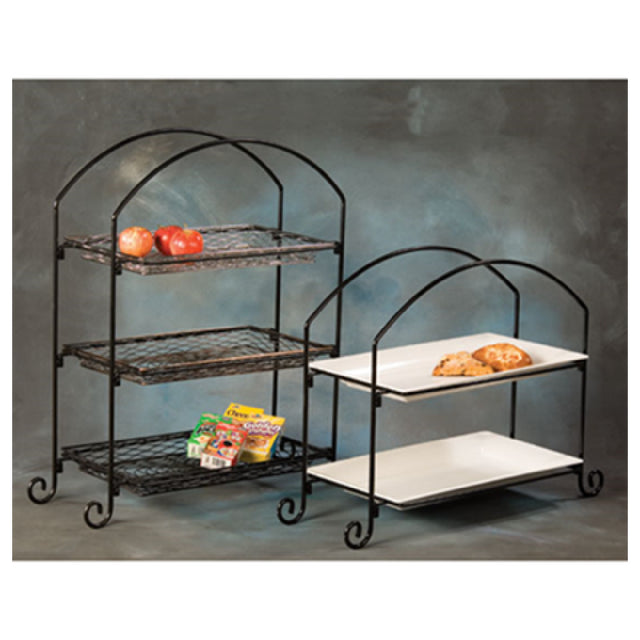 American Metalcraft IS13 Ironworks™ Platter Stand 24-1/2"L X 12-9/16"W X 32-3/8"H