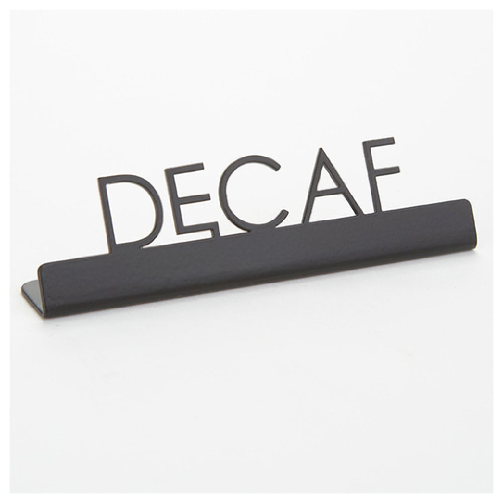 American Metalcraft SBD5 Sign "decaf" 5"L X 3/4"W X 1-1/4"H