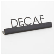 American Metalcraft SBD5 Sign "decaf" 5"L X 3/4"W X 1-1/4"H