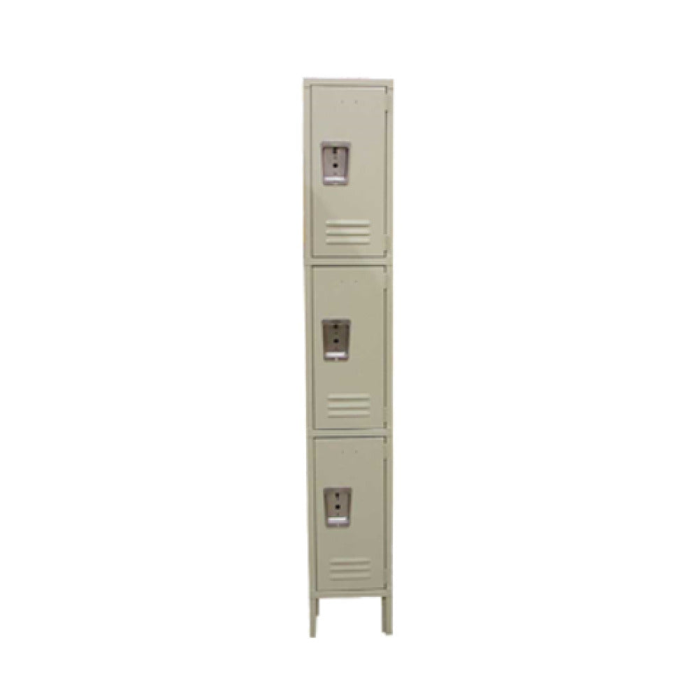 Omcan 13128 (13128) Locker 3-tier 12"W X 18"D X 78"H Overall